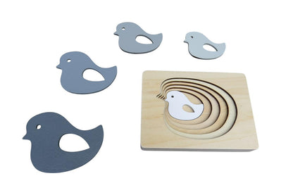Rompecabezas de 5 capas - Pájaro (hogar)