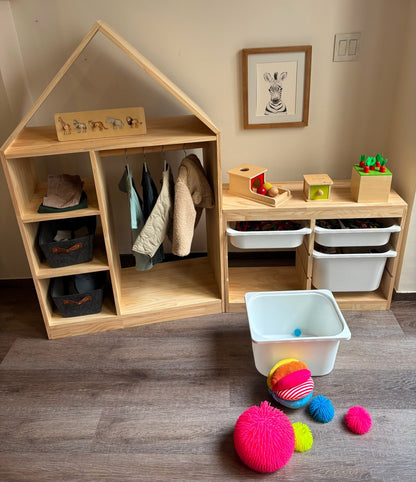 Ropero infantil con cajas