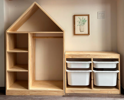 Ropero infantil con cajas