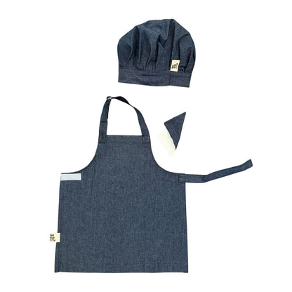 Delantal, trapito y gorrito para preparar alimentos (escuela)