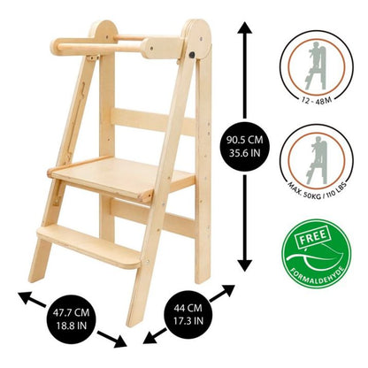 Torre de aprendizaje plegable