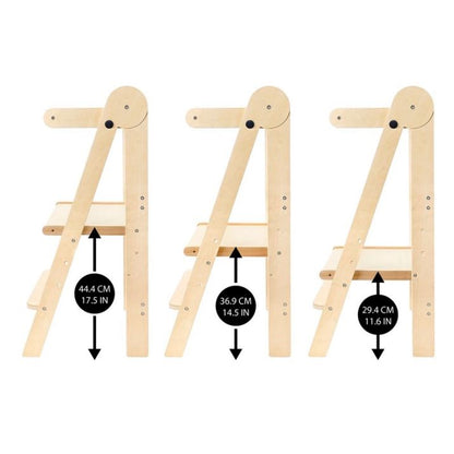 Torre de aprendizaje plegable